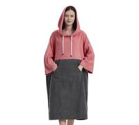 TFixol Serviette de bain à séchage rapide pour piscine à séchage rapide Poncho Surf Plongée Cape de plage coupe-vent chaude Convient pour homme et femme