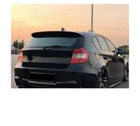 Tfkkaw Becquet Toit pour BMW Série 1 E87 E81 Hayon 116i 120i 118i 2004 - 2012 Couvercle Coffre Arrière en Carbone Noir ABS Aileron Toit Accessoires Voiture Becquets Arrière(Glossy Black)