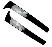 Tfkkaw Becquet Toit pour VW pour Touareg Brillant Noir Voiture Fenêtre Arrière Côté Spoiler ABS Spoiler Séparateur Canard Autocollant Accessoires 2011-2017 Becquets Arrière