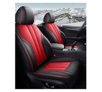 Tfkkaw Ensembles Housses Siège pour MG4 pour Mulan pour MG5 pour HS pour ZS pour EV One pour MG6 Housse Siège Voiture(Full Set-Black Red)