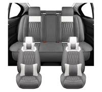 Tfkkaw Ensembles Housses Siège pour Mitsubishi pour Lancer X pour Eclipse pour Cross L200 pour ASX pour Outlander pour Pajero pour Sport Housses Siège Voiture(Luxury-Grey)