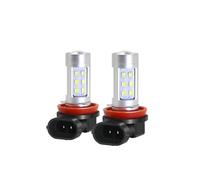 Tfkkaw Feux Antibrouillard Pour L200 Pour Pajero Pour Outlander Pour Colt Pour Triton Pour Eclipse Feu Antibrouillard Angel Eye Feu Antibrouillard Voiture(2 Pieces LED Bulbs)