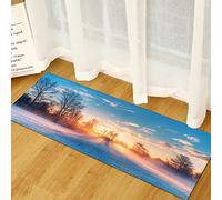 TFLABS Tapis Cuisine Forêts et Nature Tapis Cuisine Devant Evier, Tapis AntidéRapant, Tapis de Couloir, Polyester Tapis de Cuisine, Tapis Salon Chambre Cuisine Hall D'entrée 50 x 80cm