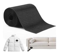 TFLPUO Ruban adhésif en tissu - 10 cm × 160 cm - Réparation - Pour sièges de voiture, tentes, chaise de bureau - Noir