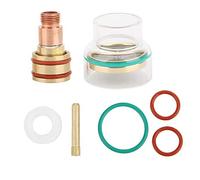 TFM53NCN Kit de soudage TIG Collet TIG Torche en verre pour torche TIG pour WP17/WP18/WP26(2,4 mm)
