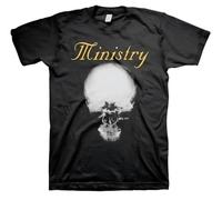 TFRDE2345 Ministry Band X-Ray Skull Mind is A Terrible Thing to Taste T-Shirt
