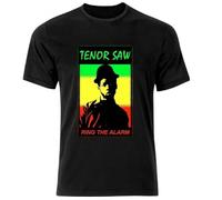 TFRDE2345 Tenor Saw Ring The Alarm Dancehall Reggae T Shirt