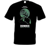 TFRwtf33R Dawn of The Dead v5 T-Shirt Black Horror Movie Romero Black S