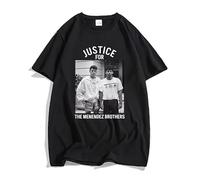 TFRwtf33R Justice for The Menendez Brothers T-Shirt Black S