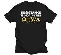 TFRwtf33R Resistance is Not Futile T-Shirt Black M