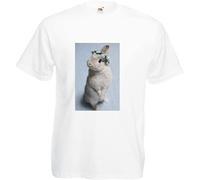 TFRwtf33R Trend Half Sleeve Loose Prom Funny t Shirt White 3XL