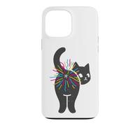 TFS Cat Butt Rainbow - Amusant et Magique pour Les Amoureux des Chats Coque pour iPhone 13 Pro Max