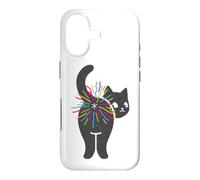 TFS Cat Butt Rainbow - Amusant et Magique pour Les Amoureux des Chats Coque pour iPhone 17