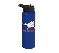 TFS Couteau de simulation humoristique en forme de canard et d'oie Stainless Steel Insulated Water Bottle