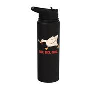 TFS Couteau de simulation humoristique en forme de canard et d'oie Stainless Steel Insulated Water Bottle