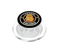 TFS I Choose Violence - Funny Cute Ironic Duck Attitude PopSockets PopGrip pour MagSafe