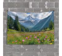 TFSW Tapisserie murale pour chambre à coucher Jésus dans la gloire : une vision céleste Tapisserie homme caverne bar (75 x 100 cm)