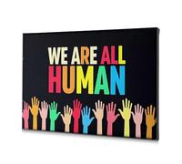 TFSW Toile décorative pour salle de bain Unity In Diversity Embracing Our Common Humanity (40 x 60 cm)