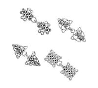 TFSYLISA 4 Pièces Clips à Cardigan Rétro Clips de Chandail en Métal Cape Châle Clip à Châle Broches à Pull Vintages pour Cardigans, Capes, Robes et Chemises