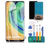 TFT pour OnePlus 7 Écran de remplacement pour OnePlus 7 Écran LCD Kit de réparation pour OnePlus 7 Écran tactile Digitizer Assemblée Remplacement GM1901 GM1900 GM1905 GM1903 Noir (sans fonction