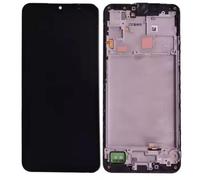 TFT pour Samsung Galaxy A16 4G LCD Écran de remplacement pour Samsung Galaxy SM-A165F SM-A165M Écran tactile Digitizer Assemblée Kits de réparation avec cadre noir (sans empreintes digitales, ne