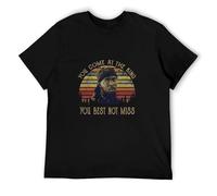 TFTFRRAUCR BaiFenBai The Wire Omar Little Vintage Crime Movie Dark Heather T-Shirt MNH050421096, Couleur 14, M