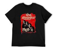 TFTFRRAUCR Situations The-Stooges-Vintage-70s-Distressed-1970s-Retro-Faded-1969-TeeT-Shirt