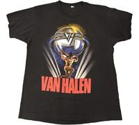 TFTFRRAUCR Vintage 1986 VanHalen 5150 World Tour T Shirt Hoodie Long Sleeve Ladie Short Sleeve T Shirt