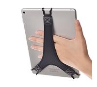 TFY Dragonne de sécurité pour tablettes - Compatible avec iPad Air/iPad Pro 9,7"/Samsung Galaxy Tab 10,1"/Tab S 10,5" (Noir)