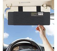 TFY Extension de Pare-Soleil de Voiture, Pare-Soleil pour Pare-Brise et fenêtre latérale, protège Contre Les Reflets du Soleil et Les Rayons UV, Universel pour la Plupart des Voitures, 1 pièce (Noir)