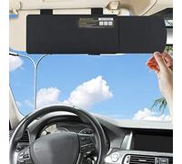 TFY Extension de visière de Voiture - Protection Contre l'éblouissement - Protection Solaire et bloqueur UV - Noir