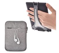 TFY Pochette de protection pour liseuse électronique avec fermeture éclair, support de dragonne pour liseuse électronique 6" Kindle 6" / Paperwhite / Voyage / Oasis 6" / Nook Glowlight Plus / Kobo Aura / Touch 2.0