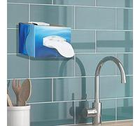 TFY Support de boîte à mouchoirs, Support Mural de Cuisine Compatible avec Les mouchoirs pour Le Visage et Autres boîtes en Papier (Blanc)