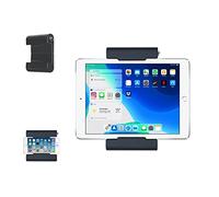 TFY Support mural autocollant universel pour tablettes, liseuses et smartphones, appareils de 4,5 à 12,9", compatible avec iPad Pro, Air, Mini, Huawei, Galaxy (Noir)
