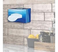 TFY Support mural de cuisine compatible avec les mouchoirs en papier et autres serviettes en papier (gris)