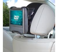 TFY Support pour Appuie-tête avec Attache à Angle Ajustable pour 7-10 Pouces Lecteur DVD Portable à Écran Pivotant, Noir