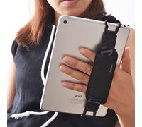 TFY Tablette Dragonne de Sécurité pour iPad, Samsung Tab et Autres Tablettes - iPad Mini 6 & Mini 5 & Mini 4 / iPad Air 5 / Air 4 / iPad Pro 9,7'', Noir