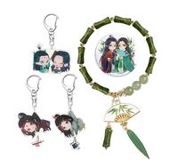 TFYU The Scum Villai.'s Self-Saving System Bracelets Ren Zha Fanpai Zijiu Xitong Badges Shen Qingqiu Porte-clés 5 pièces