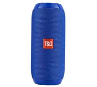 TG117 haut-parleur Bluetooth extérieur haut-parleur sans fil Portable colonne double basse barre de son caisson de basses lecteur de musique haut-parleur Radio FM-Bleu