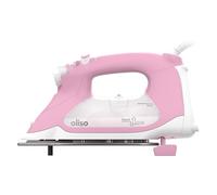 TG1600 Pro Plus Fer intelligent 2 400 W avec levage automatique - pour vêtements, couture, quilting et repassage artisanal | Fer à vapeur avec semelle Diamond Ceramic Flow™, Rose