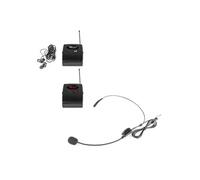 Power Dynamics Micro sans fil TG40 UHF 50 m – Émetteur serre-tête, récepteur, volume réglable
