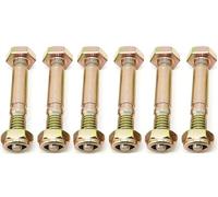 TGBoBiFiveY 53200500 Lot de 6 boulons et écrous de cisaillement 1/4" compatibles avec Ariens ST520 ST524 ST624 ST724 532005 05907100 AM123342 souffleuse à neige à deux étages et plus (6,35 mm x 4,35