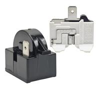 TGBoBiFiveY QP2-4.7 QP2-4R7 Relais de démarrage PTC et protecteur de surcharge pour réfrigérateur 4,7 Ohm 1 broche Relais de démarrage pour Whirlpool Frigidaire Kenmore Mini réfrigérateurs et