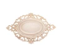 TGDGFKIAS Applique sculptée de Fleur Coeur en Bois chêne