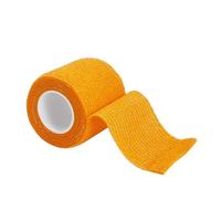 TGDGFKIAS Bande adhésive, Bandage élastique auto-adhésif multicolore, 1 pièce, 4.5m, largeur 2.5-15cm, soutien du genou et de la cheville(Oranje,10cm X 4.5m)