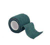 TGDGFKIAS Bande adhésive, Bandage élastique auto-adhésif multicolore, 1 pièce, 4.5m, largeur 2.5-15cm, soutien du genou et de la cheville(Drak Green,10cm X 4.5m)