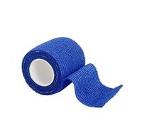 TGDGFKIAS Bande adhésive, Bandage élastique auto-adhésif multicolore, 1 pièce, 4.5m, largeur 2.5-15cm, soutien du genou et de la cheville(Dark Blue,2.5cm X 4.5m)