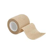 TGDGFKIAS Bande adhésive, Bandage élastique auto-adhésif multicolore, 1 pièce, 4.5m, largeur 2.5-15cm, soutien du genou et de la cheville(Beige,2.5cm X 4.5m)