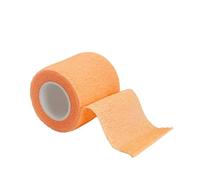 TGDGFKIAS Bande adhésive, Bandage élastique auto-adhésif multicolore, 1 pièce, 4.5m, largeur 2.5-15cm, soutien du genou et de la cheville(Orange 2,2.5cm X 4.5m)