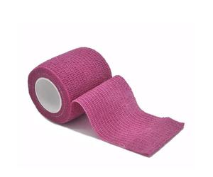 TGDGFKIAS Bande adhésive, Ruban Bandage Élastique Auto-Adhésif Multicolore 2,5-10 cm x 4,8 m(Roze,7.5cm X 4.8m)